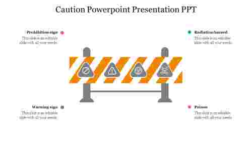 Caution Powerpoint Presentation PPT